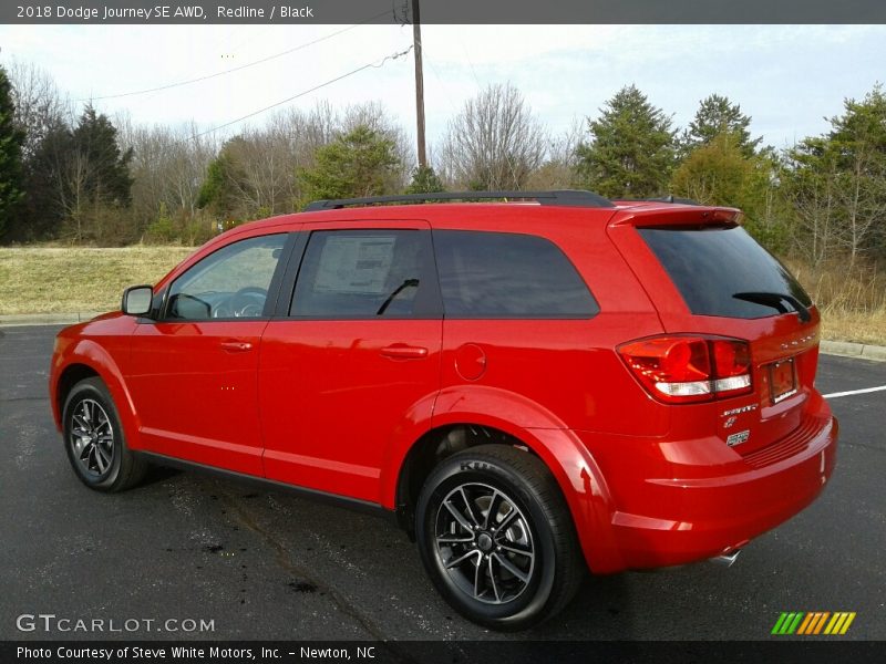 Redline / Black 2018 Dodge Journey SE AWD