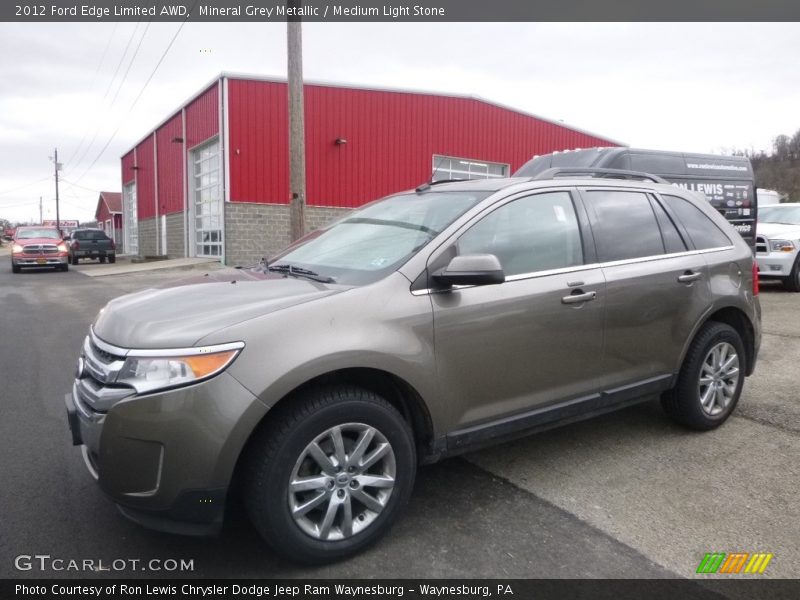 Mineral Grey Metallic / Medium Light Stone 2012 Ford Edge Limited AWD