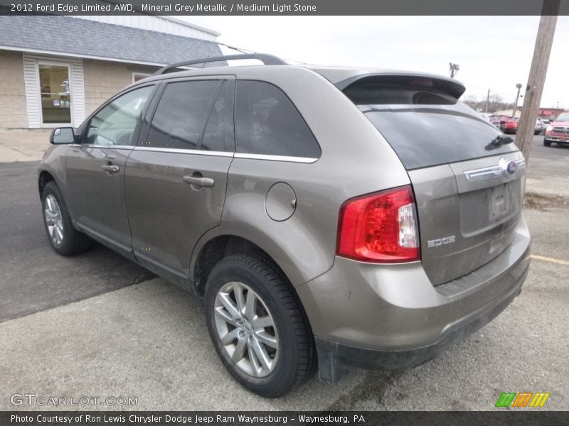 Mineral Grey Metallic / Medium Light Stone 2012 Ford Edge Limited AWD