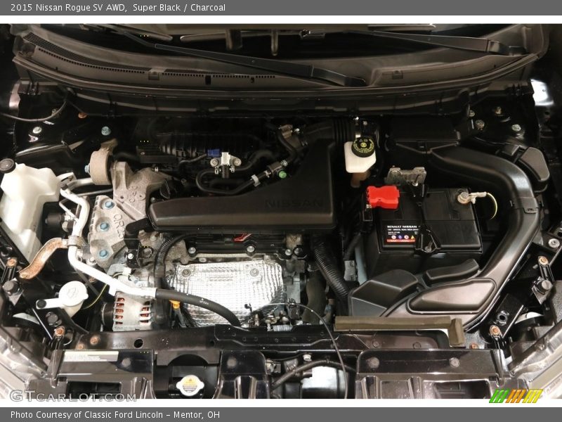 Super Black / Charcoal 2015 Nissan Rogue SV AWD