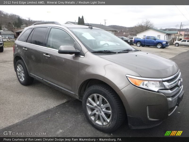 Mineral Grey Metallic / Medium Light Stone 2012 Ford Edge Limited AWD