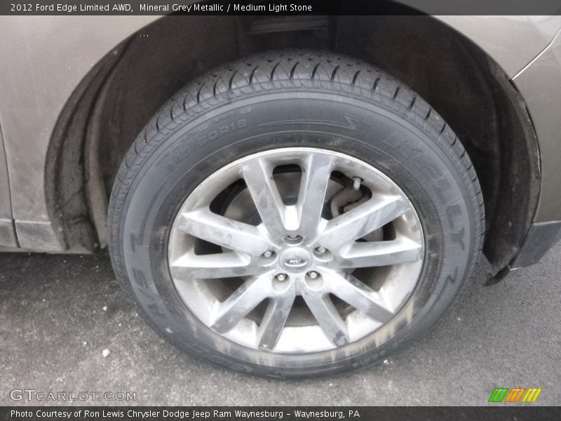 Mineral Grey Metallic / Medium Light Stone 2012 Ford Edge Limited AWD