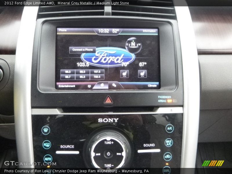 Mineral Grey Metallic / Medium Light Stone 2012 Ford Edge Limited AWD