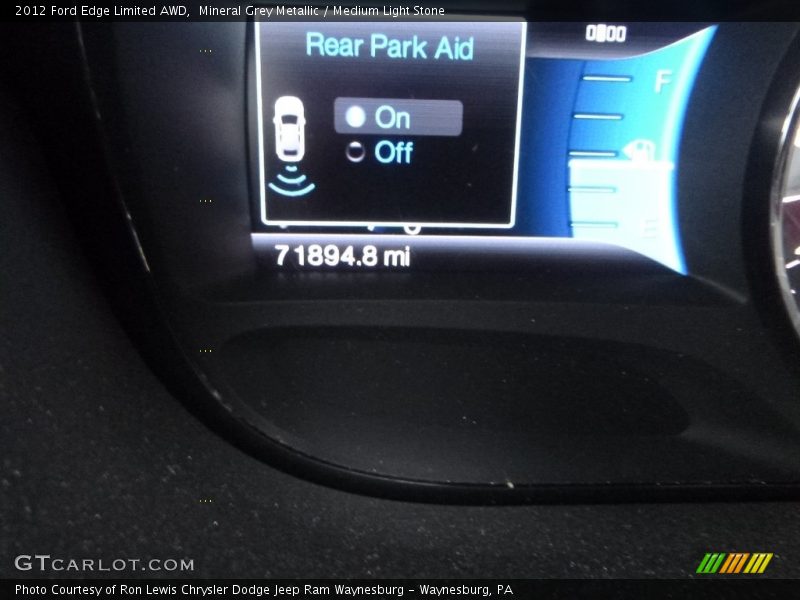 Mineral Grey Metallic / Medium Light Stone 2012 Ford Edge Limited AWD