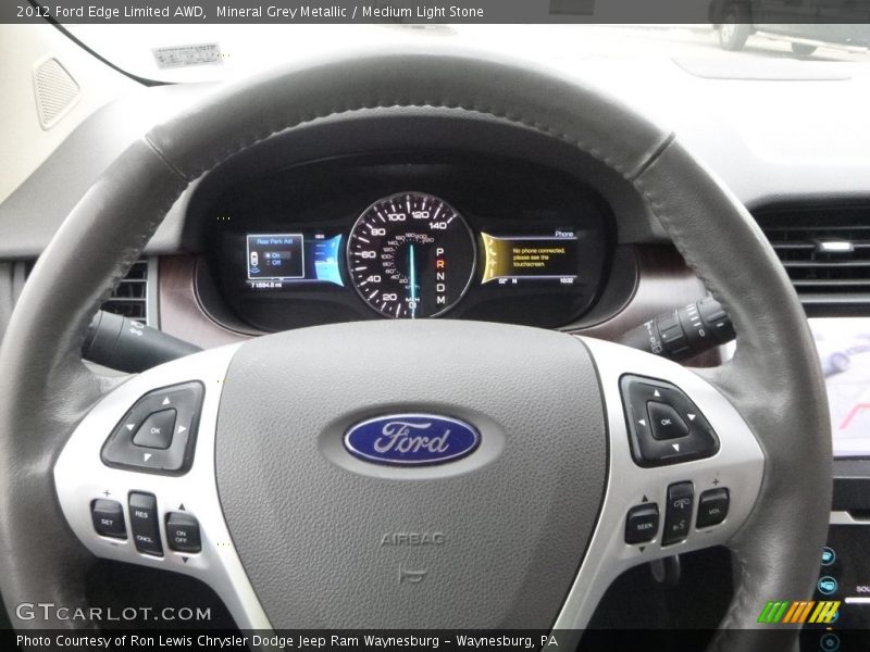 Mineral Grey Metallic / Medium Light Stone 2012 Ford Edge Limited AWD
