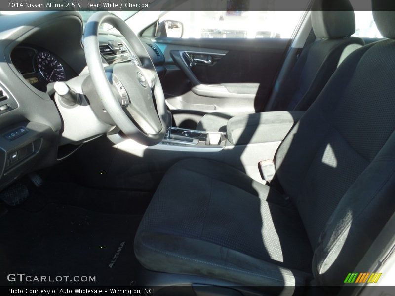 Pearl White / Charcoal 2014 Nissan Altima 2.5 S