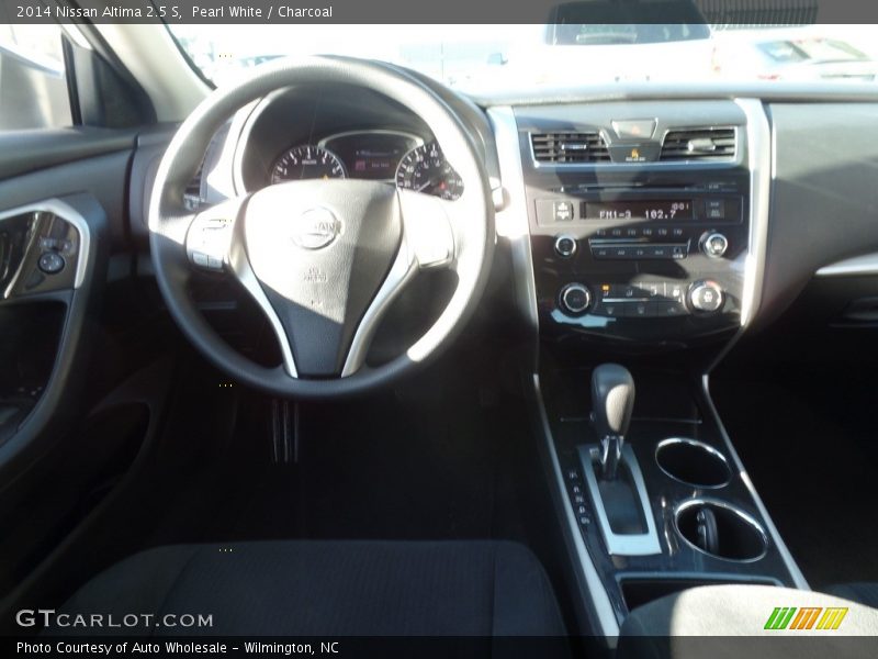 Pearl White / Charcoal 2014 Nissan Altima 2.5 S