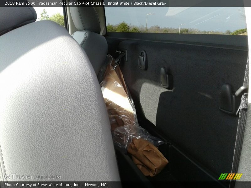 Bright White / Black/Diesel Gray 2018 Ram 3500 Tradesman Regular Cab 4x4 Chassis