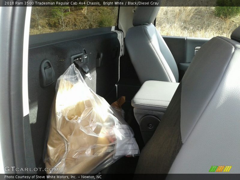 Bright White / Black/Diesel Gray 2018 Ram 3500 Tradesman Regular Cab 4x4 Chassis