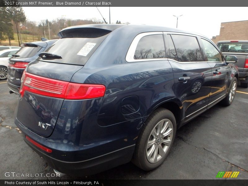 Blue Diamond / Charcoal Black 2017 Lincoln MKT Premier