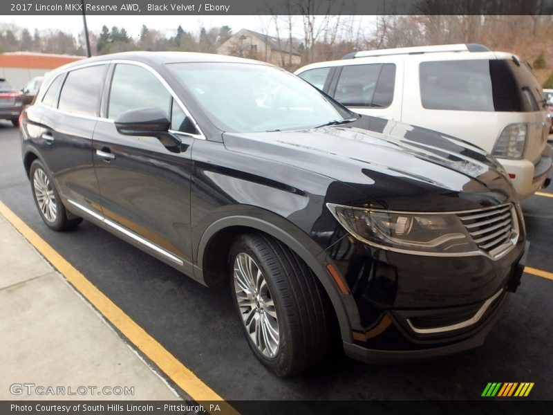 Black Velvet / Ebony 2017 Lincoln MKX Reserve AWD