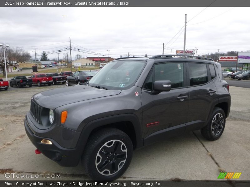 Granite Crystal Metallic / Black 2017 Jeep Renegade Trailhawk 4x4