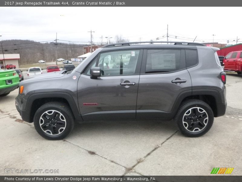 Granite Crystal Metallic / Black 2017 Jeep Renegade Trailhawk 4x4