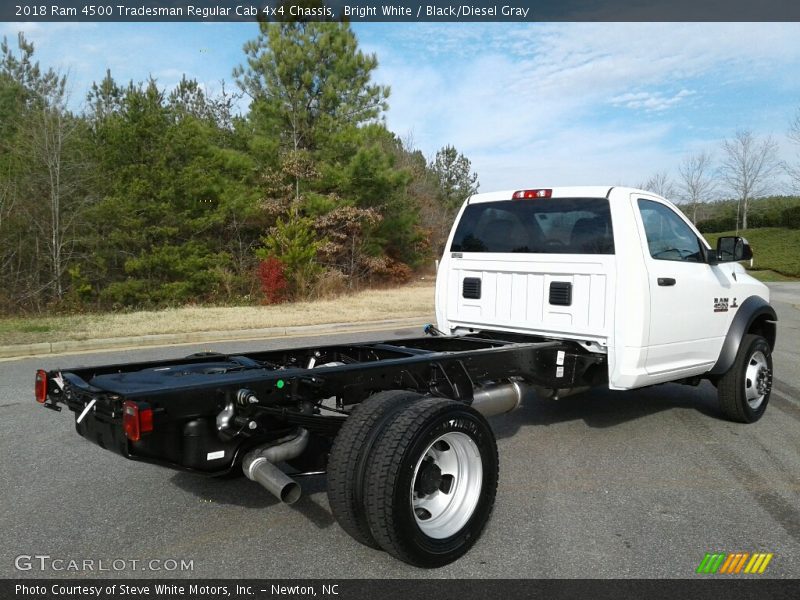 Bright White / Black/Diesel Gray 2018 Ram 4500 Tradesman Regular Cab 4x4 Chassis