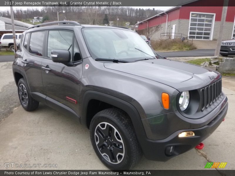 Granite Crystal Metallic / Black 2017 Jeep Renegade Trailhawk 4x4