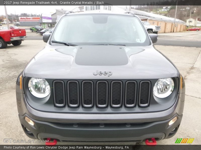 Granite Crystal Metallic / Black 2017 Jeep Renegade Trailhawk 4x4