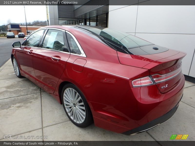 Ruby Red / Cappuccino 2017 Lincoln MKZ Reserve