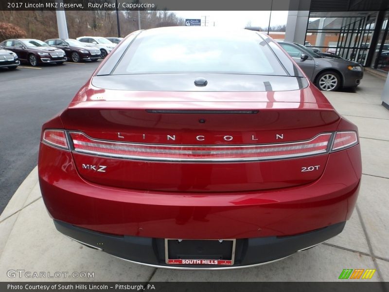 Ruby Red / Cappuccino 2017 Lincoln MKZ Reserve