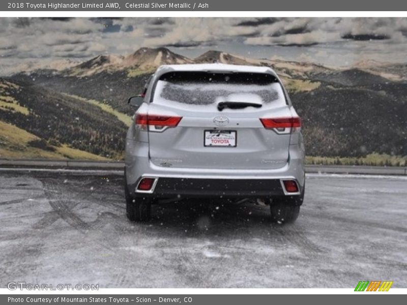 Celestial Silver Metallic / Ash 2018 Toyota Highlander Limited AWD