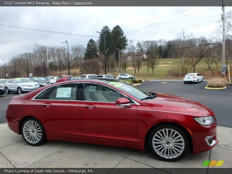 Ruby Red / Cappuccino 2017 Lincoln MKZ Reserve