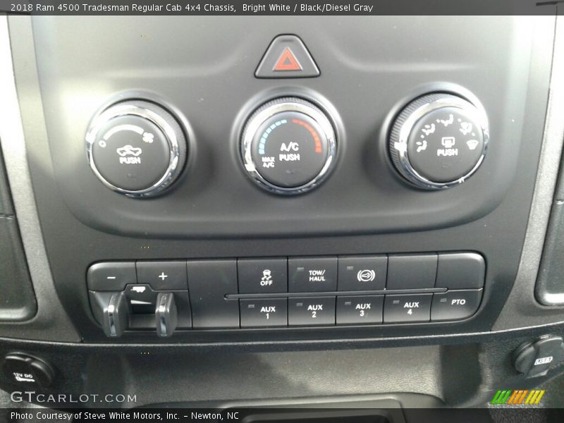 Bright White / Black/Diesel Gray 2018 Ram 4500 Tradesman Regular Cab 4x4 Chassis