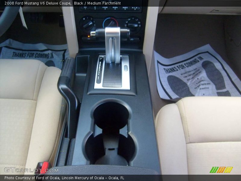 Black / Medium Parchment 2008 Ford Mustang V6 Deluxe Coupe
