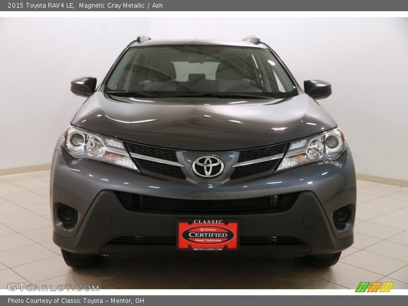 Magnetic Gray Metallic / Ash 2015 Toyota RAV4 LE