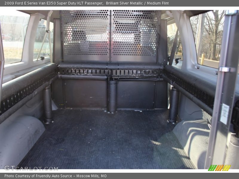 Brilliant Silver Metallic / Medium Flint 2009 Ford E Series Van E350 Super Duty XLT Passenger