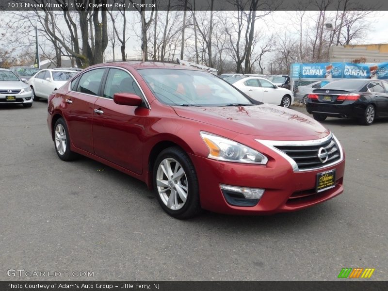 Cayenne Red / Charcoal 2013 Nissan Altima 2.5 SV