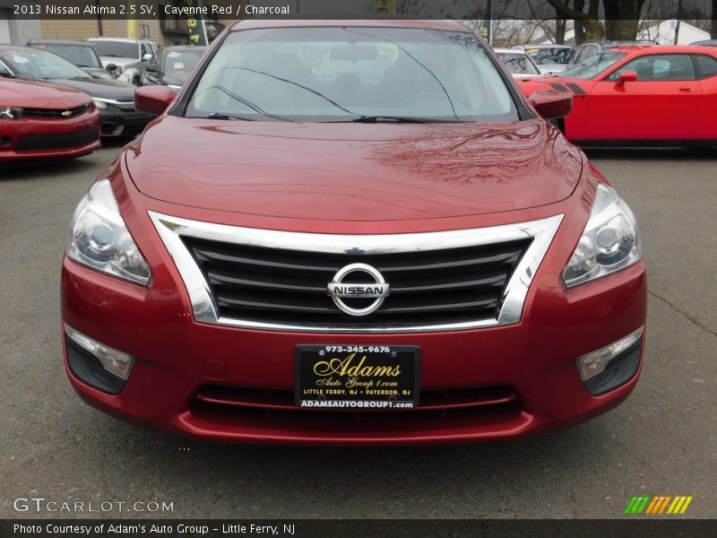 Cayenne Red / Charcoal 2013 Nissan Altima 2.5 SV