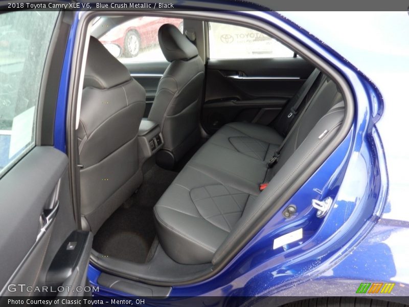 Blue Crush Metallic / Black 2018 Toyota Camry XLE V6