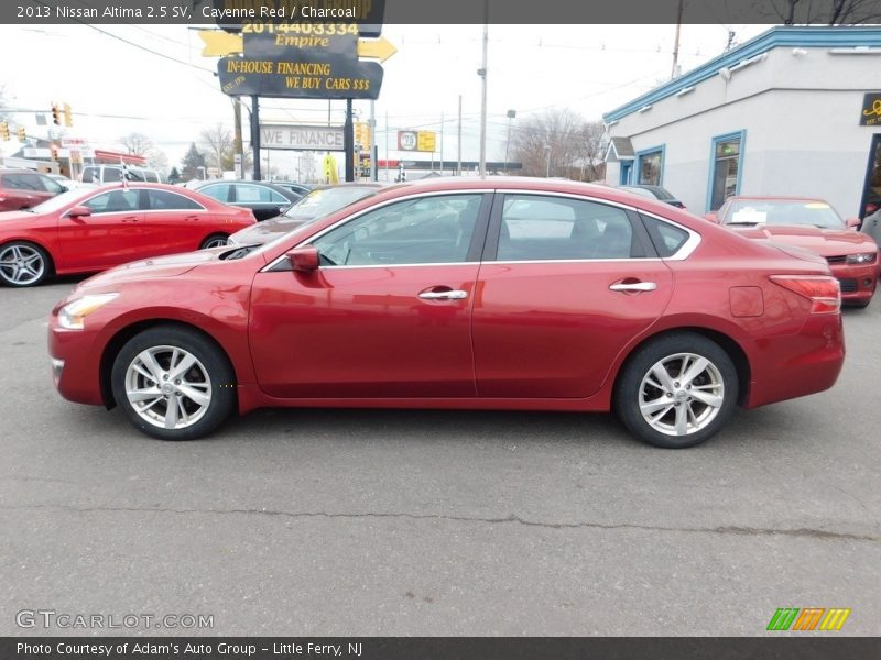 Cayenne Red / Charcoal 2013 Nissan Altima 2.5 SV