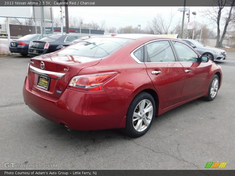 Cayenne Red / Charcoal 2013 Nissan Altima 2.5 SV