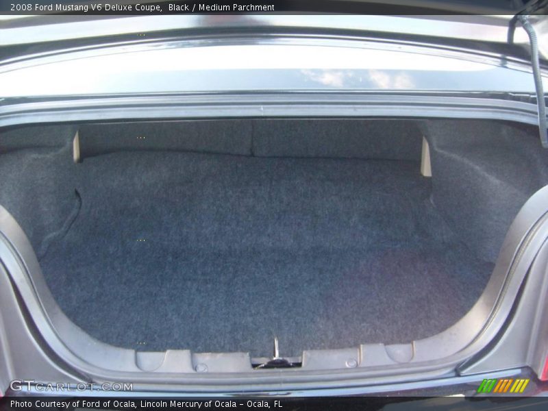 Black / Medium Parchment 2008 Ford Mustang V6 Deluxe Coupe
