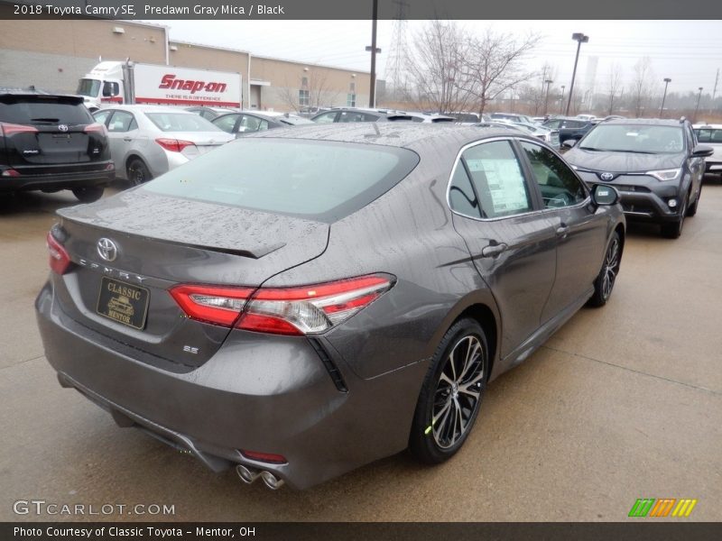 Predawn Gray Mica / Black 2018 Toyota Camry SE