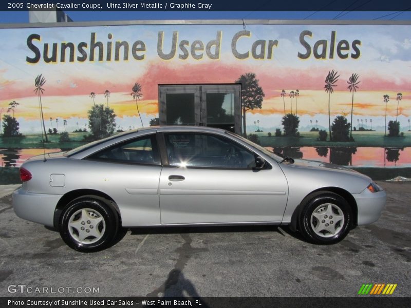 Ultra Silver Metallic / Graphite Gray 2005 Chevrolet Cavalier Coupe