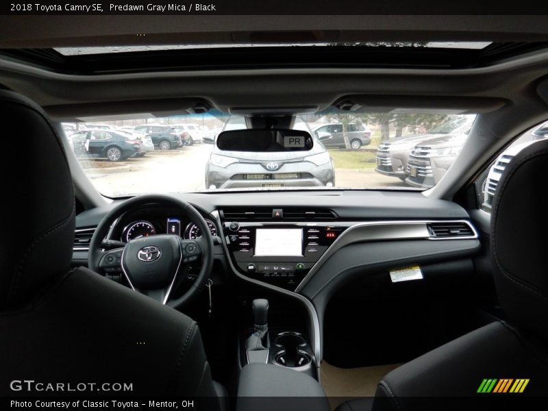 Predawn Gray Mica / Black 2018 Toyota Camry SE