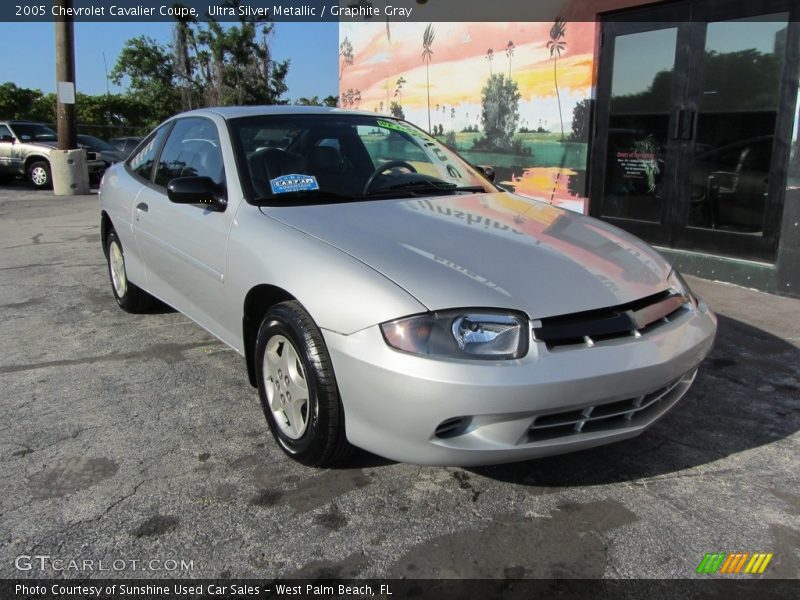 Ultra Silver Metallic / Graphite Gray 2005 Chevrolet Cavalier Coupe
