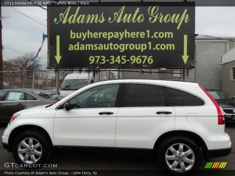 Taffeta White / Black 2011 Honda CR-V SE 4WD