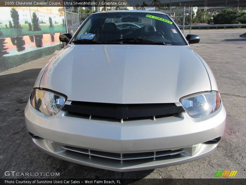 Ultra Silver Metallic / Graphite Gray 2005 Chevrolet Cavalier Coupe