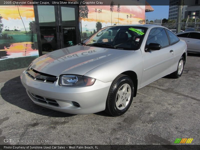 Ultra Silver Metallic / Graphite Gray 2005 Chevrolet Cavalier Coupe