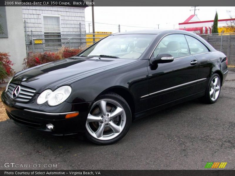 Black / Black 2006 Mercedes-Benz CLK 350 Coupe