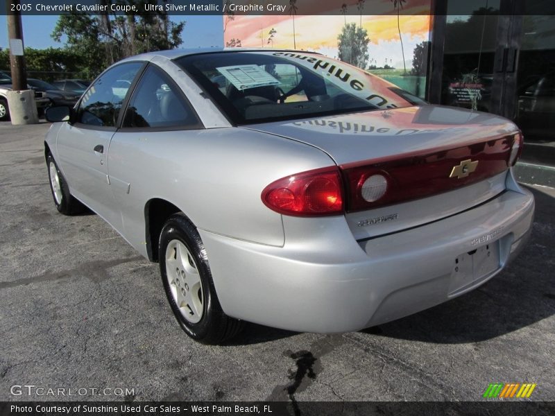 Ultra Silver Metallic / Graphite Gray 2005 Chevrolet Cavalier Coupe