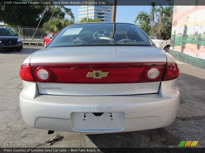 Ultra Silver Metallic / Graphite Gray 2005 Chevrolet Cavalier Coupe