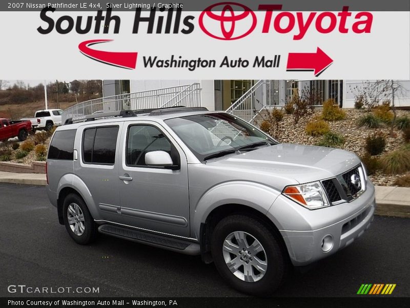 Silver Lightning / Graphite 2007 Nissan Pathfinder LE 4x4