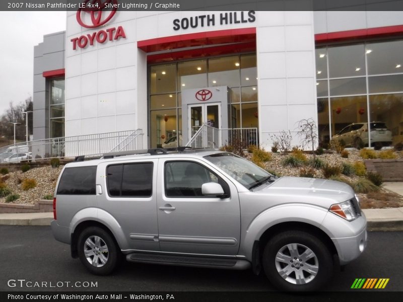 Silver Lightning / Graphite 2007 Nissan Pathfinder LE 4x4