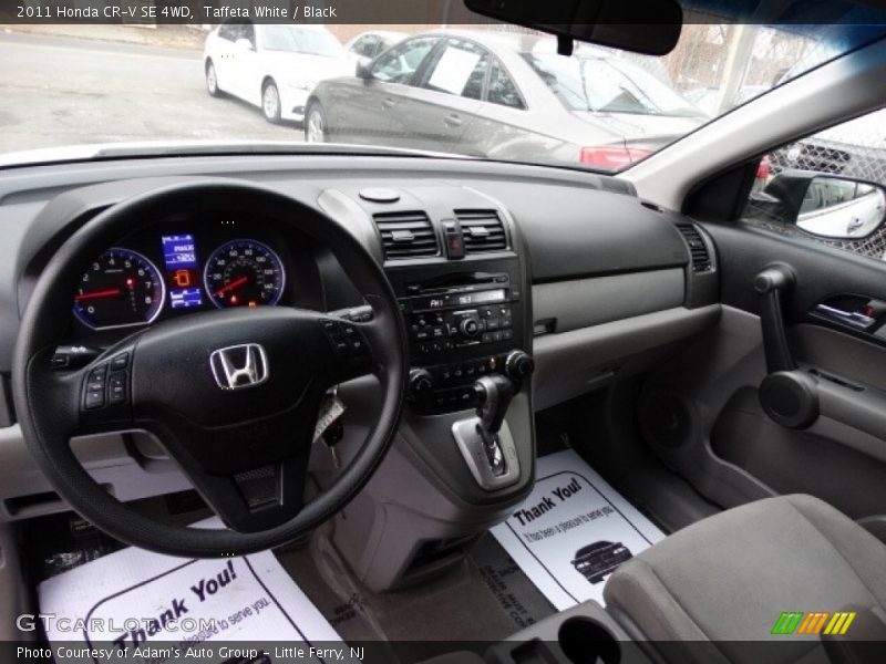 Taffeta White / Black 2011 Honda CR-V SE 4WD