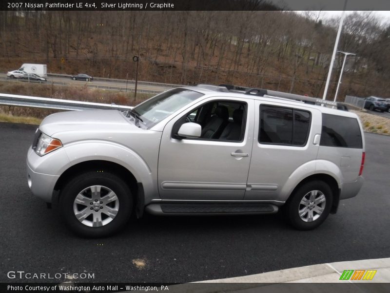 Silver Lightning / Graphite 2007 Nissan Pathfinder LE 4x4