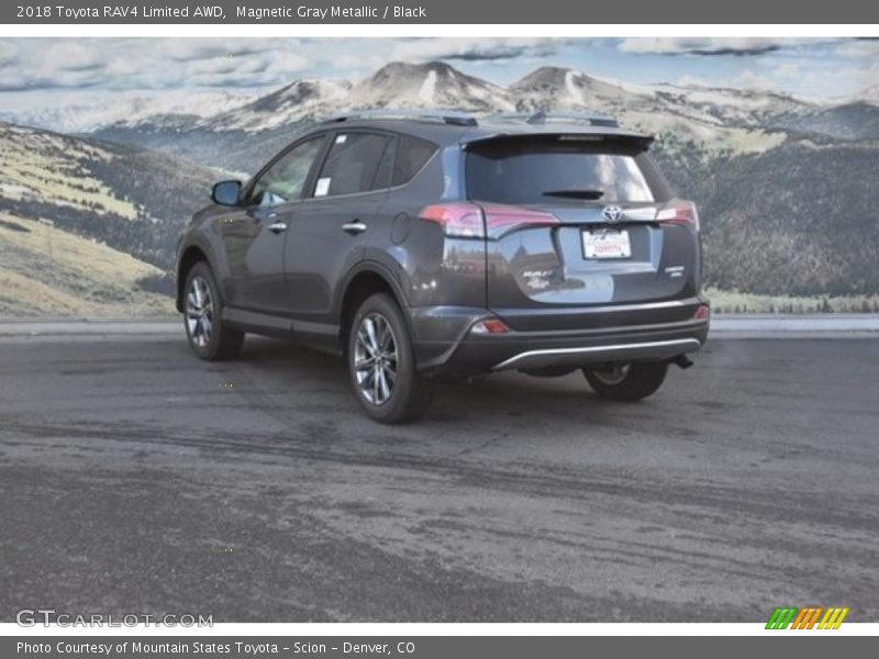 Magnetic Gray Metallic / Black 2018 Toyota RAV4 Limited AWD