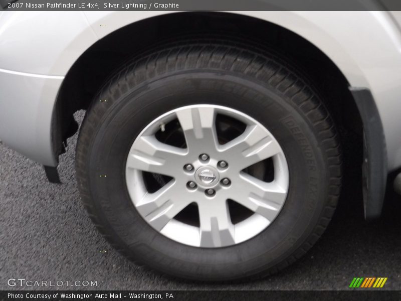 Silver Lightning / Graphite 2007 Nissan Pathfinder LE 4x4